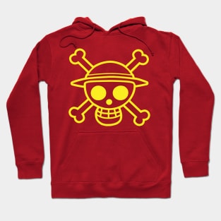 LUFFY - Skull & Bones - line Hoodie